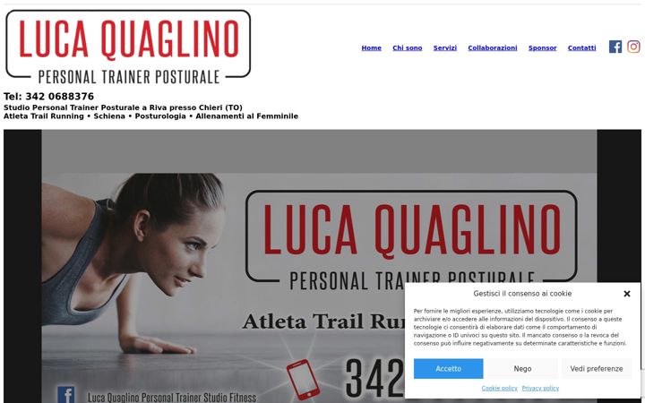 Screenshot of lucaquaglino.com