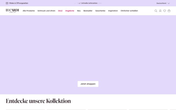 Screenshot of lucardi.de