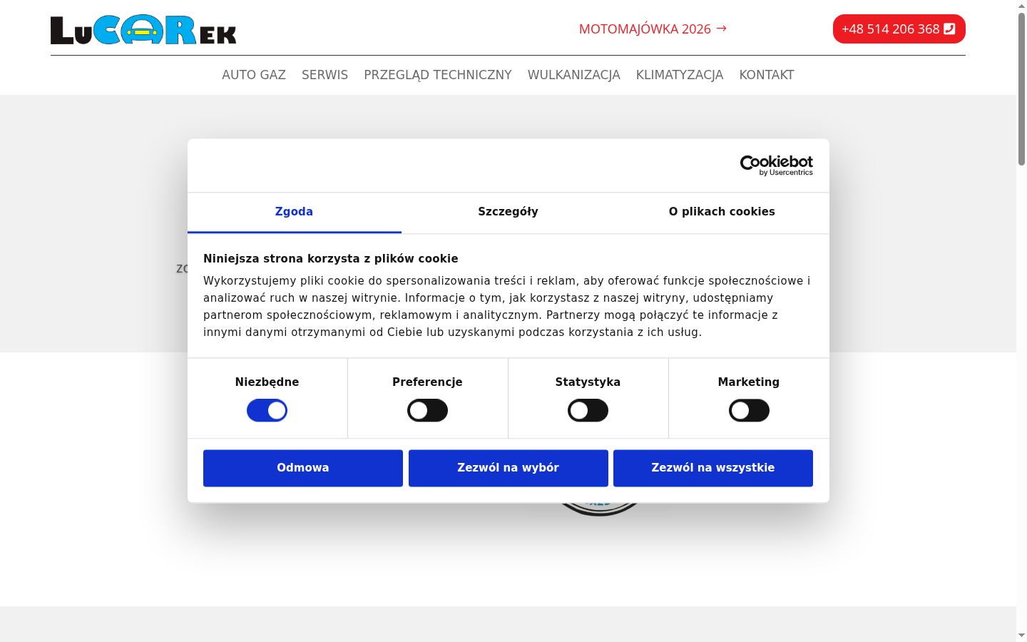 Snimka zaslona bannera za privolu prikazanog prije bilo kakve interakcije
