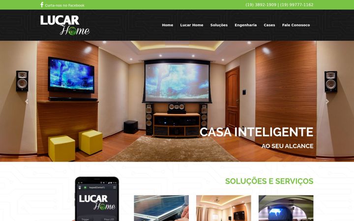 Screenshot of lucarhome.com.br