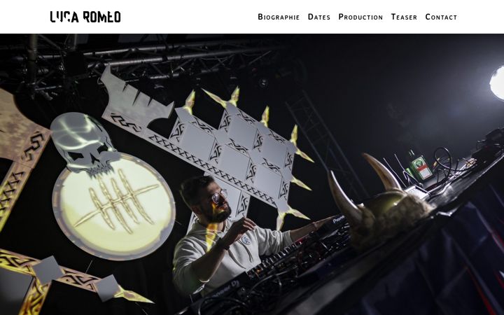 Screenshot of lucaromeo.fr