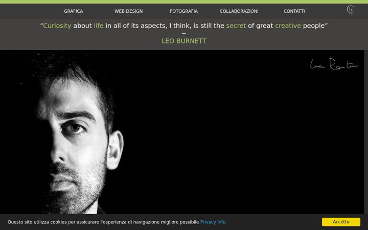 Screenshot of lucarontini.it