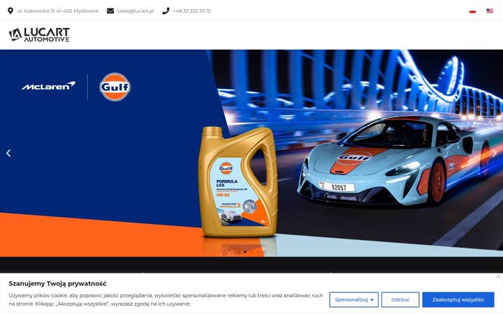 Screenshot of lucart.pl