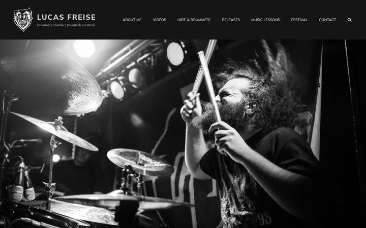 Screenshot of lucas-freise.com