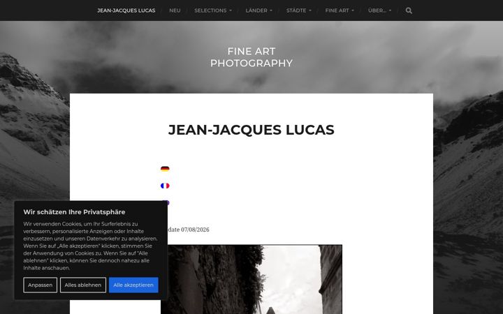 Screenshot of lucas-news.com