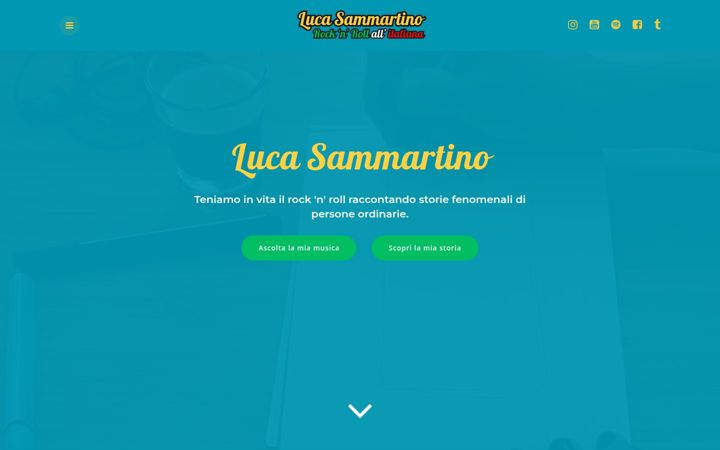 Screenshot of lucasammartino.com