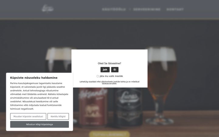 Screenshot of lucasbeer.com