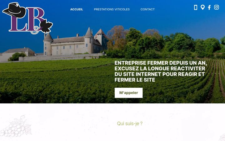 Screenshot of lucasbenoitservices.fr