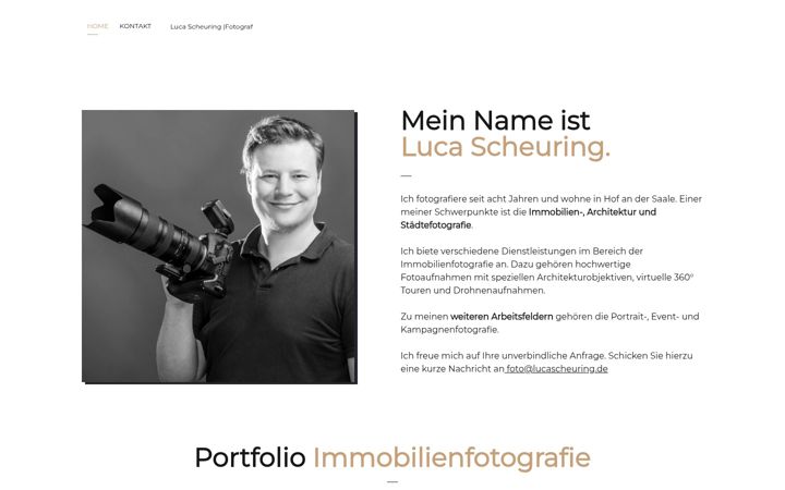 Screenshot of lucascheuring.de
