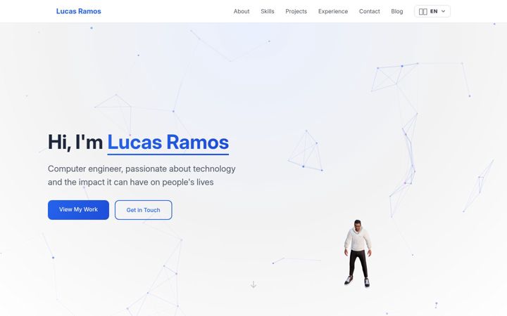 Screenshot του lucasdssramos.com