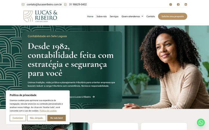 Screenshot of lucaseribeiro.com.br
