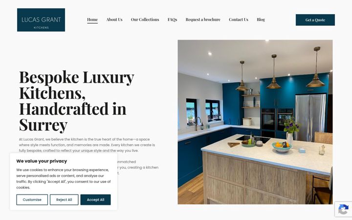 Screenshot of lucasgrant.co.uk