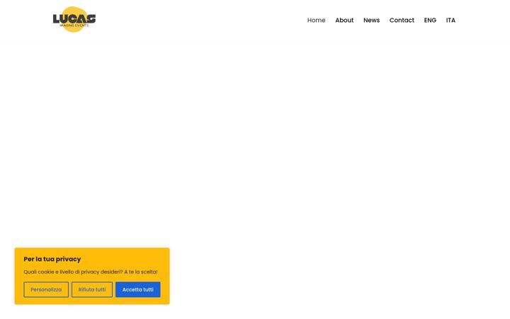 Screenshot of lucasitalia.it