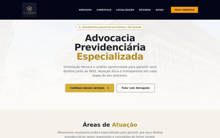 Screenshot of lucasmorrone.adv.br