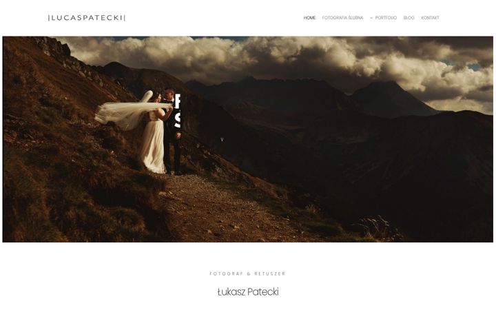 Screenshot of lucaspatecki.pl