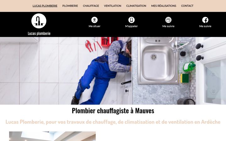 Screenshot of lucasplomberie.fr