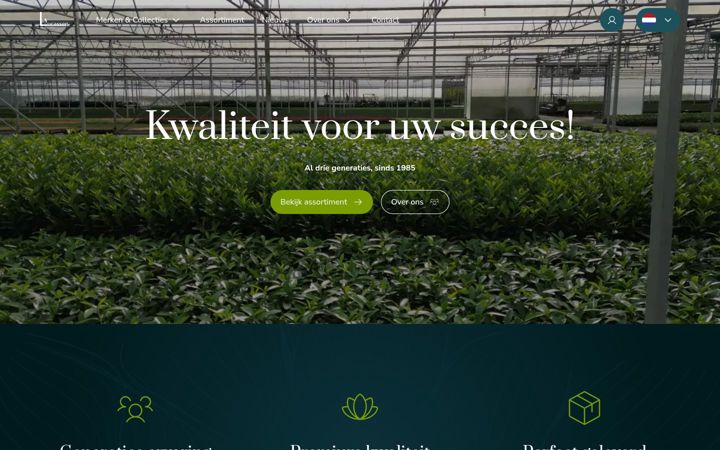 Screenshot of lucassen-boomkwekerij.nl