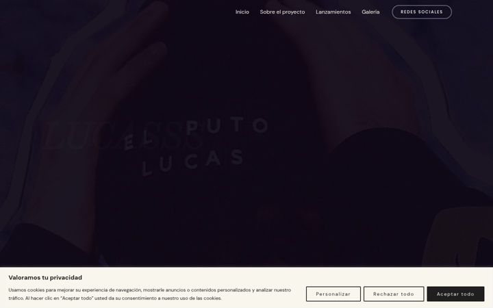 Screenshot of lucasss.es