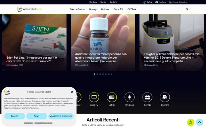 Screenshot of lucazacchello.com