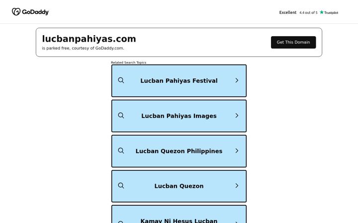 Screenshot of lucbanpahiyas.com