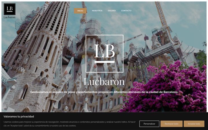 Screenshot of lucbaron.eu