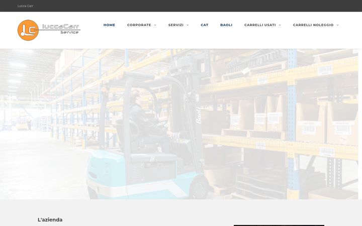 Screenshot of luccacarr.it