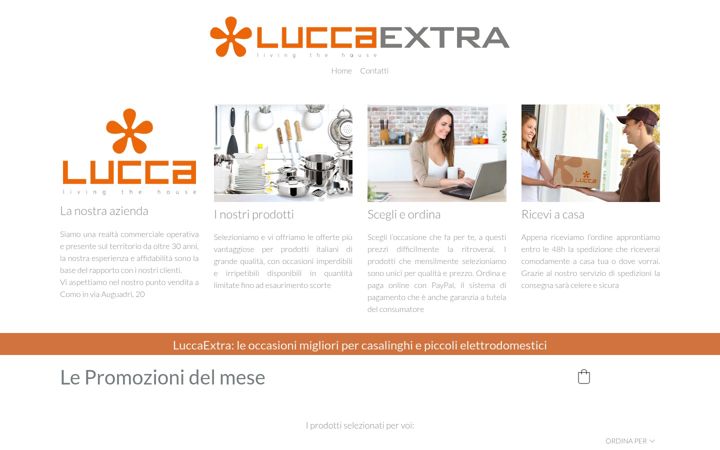 Screenshot of luccaextra.it