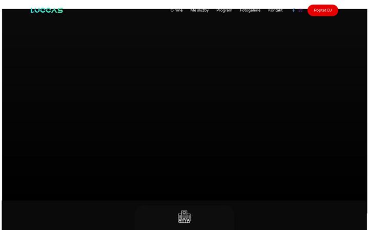 Screenshot stránky luccas.cz