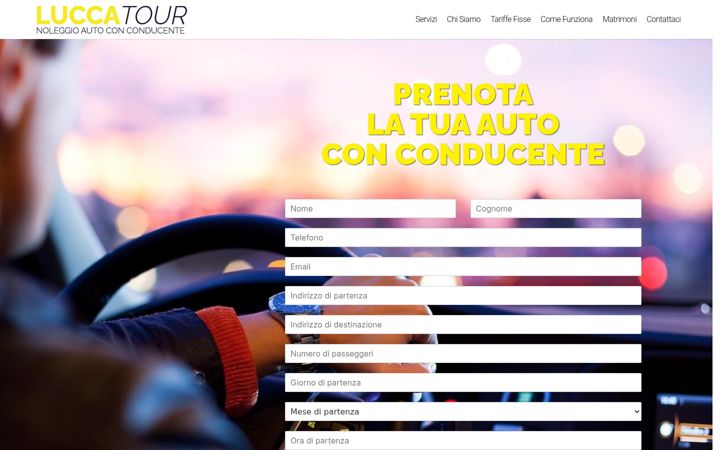 Screenshot of luccatour.it