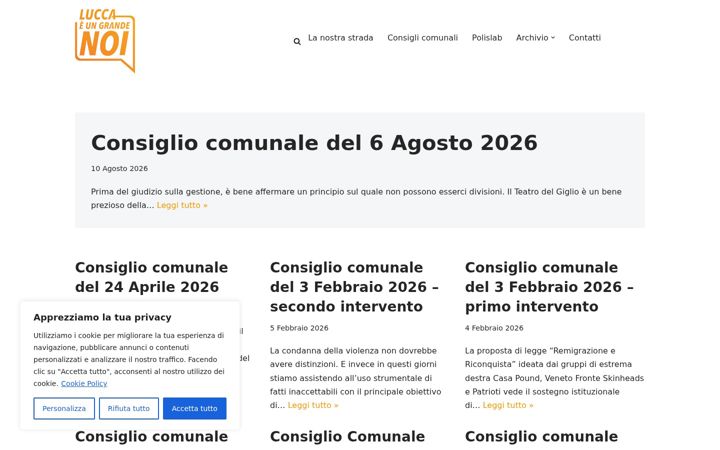 Screenshot of luccaungrandenoi.it
