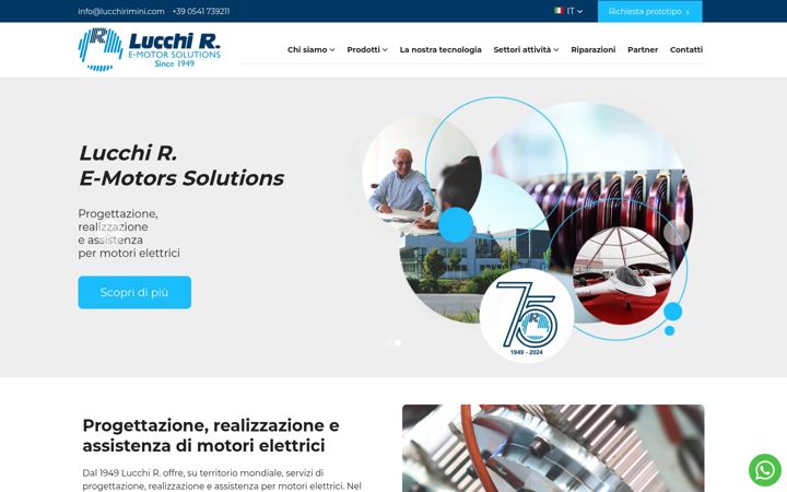 Screenshot of lucchirimini.com