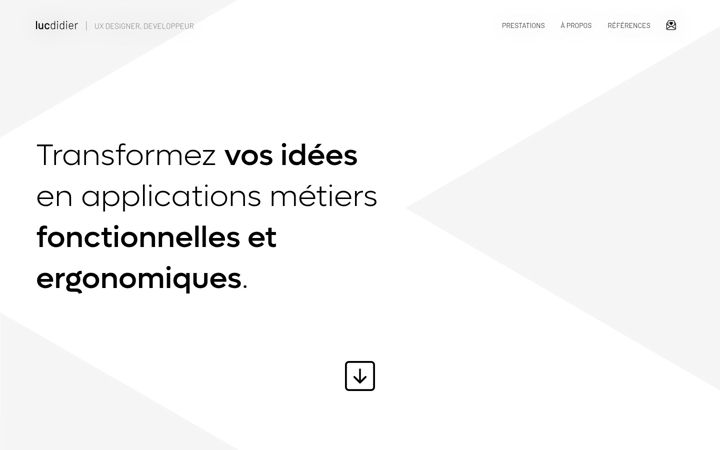 Screenshot of lucdidier.com