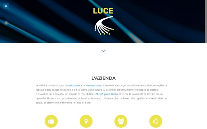 Screenshot of luceservice.it