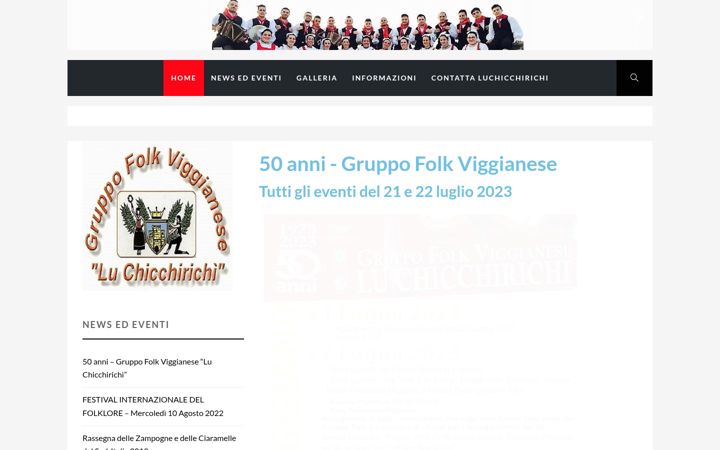 Screenshot of luchicchirichi.it
