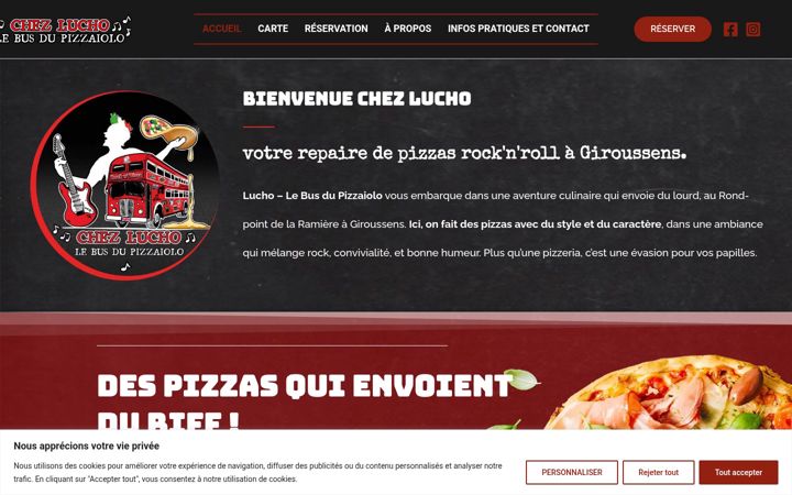 Screenshot of lucho-bus-pizza.fr