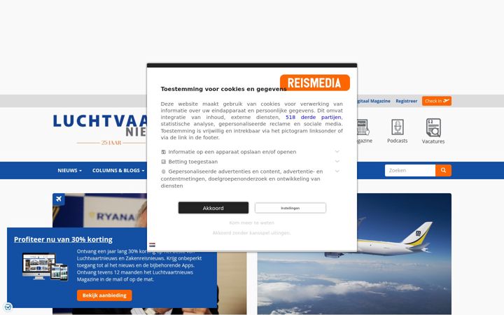 Képernyőkép: luchtvaartnieuws.nl