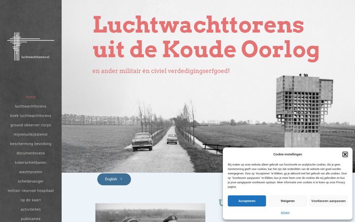 Screenshot of luchtwachttorens.nl