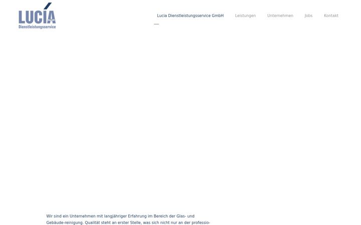 Screenshot of lucia-gmbh.de