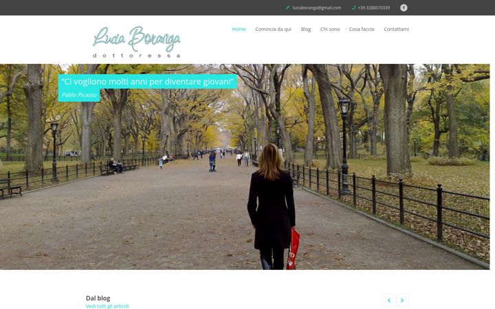 Screenshot of luciaboranga.it