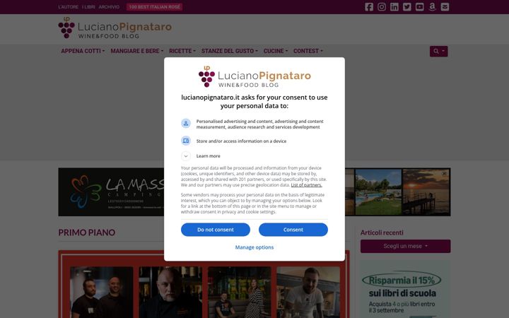 Screenshot of lucianopignataro.it