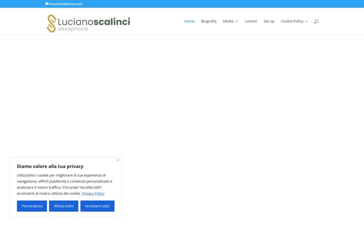 Screenshot of lucianoscalinci.it