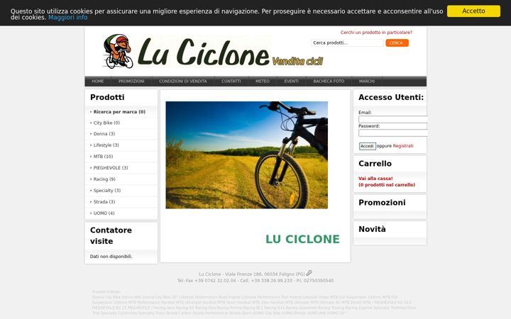 Screenshot of luciclone.com