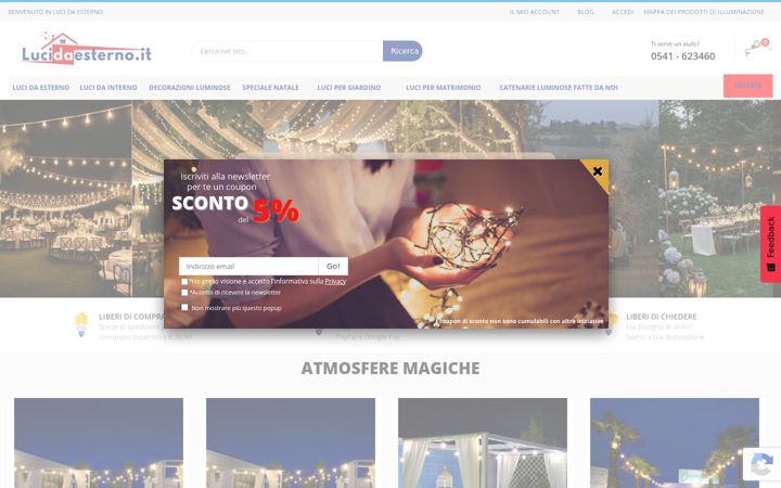 Screenshot of lucidaesterno.it
