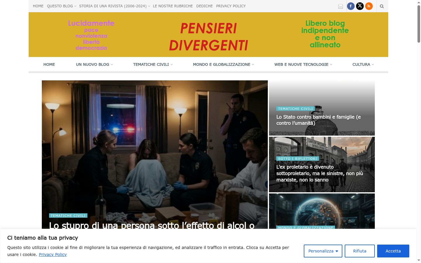 Screenshot tal-banner tal-kunsens muri qabel kwalunkwe interazzjoni