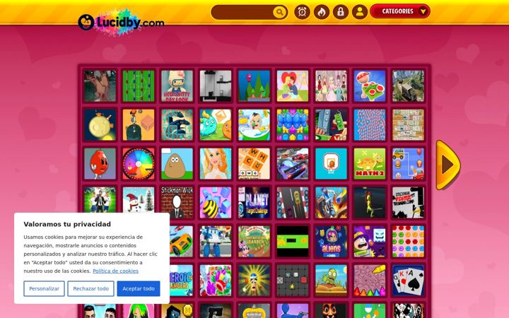 Screenshot of lucidby.com