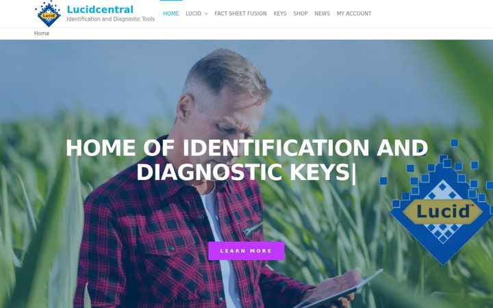 Screenshot of lucidcentral.org