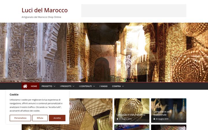 Screenshot of lucidelmarocco.com