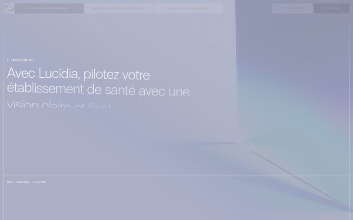 Screenshot of lucidia.fr