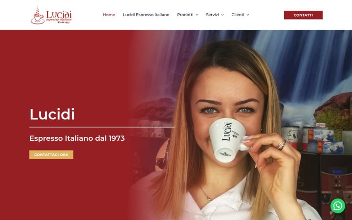 Screenshot of lucidiespressoitaliano.it