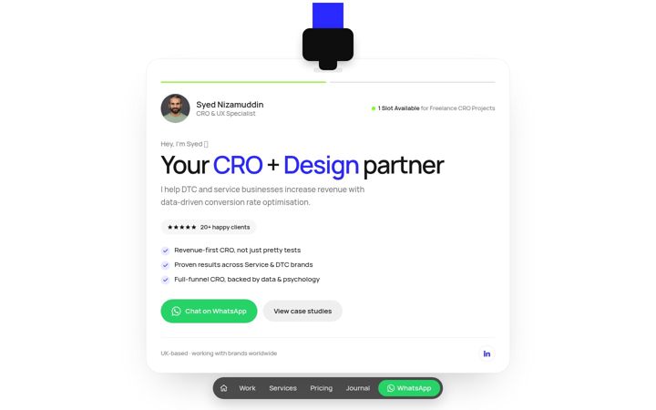 Screenshot of luciduplift.com